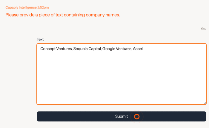 test agentic workflow capably