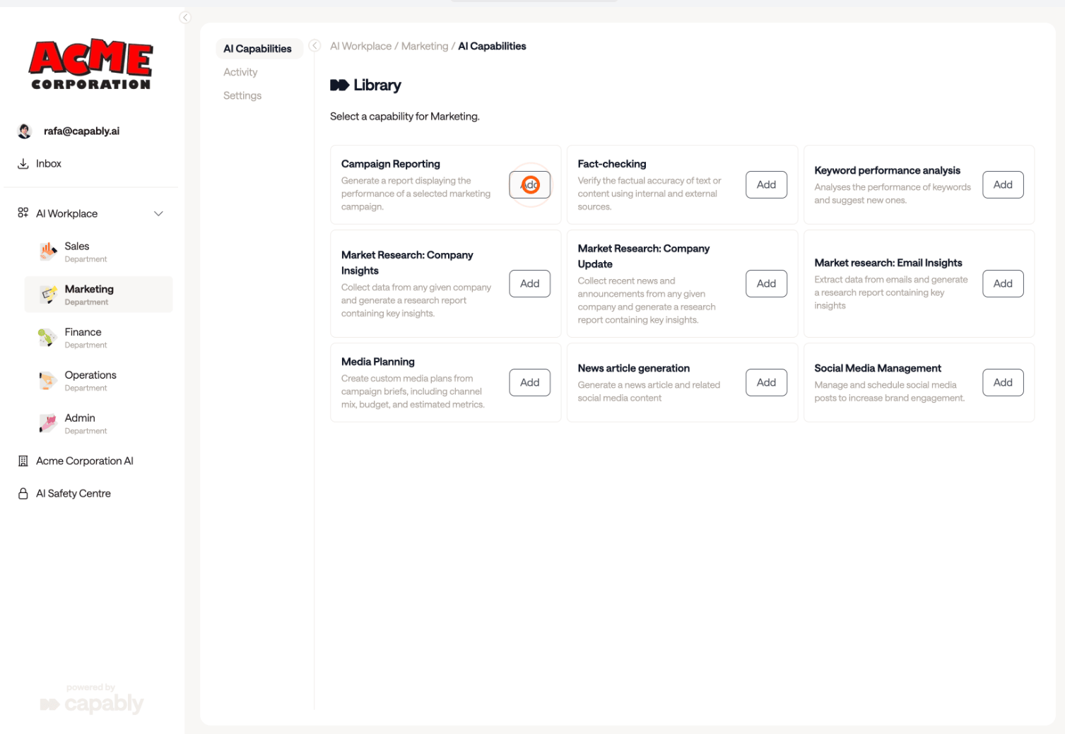 agentic workflow library