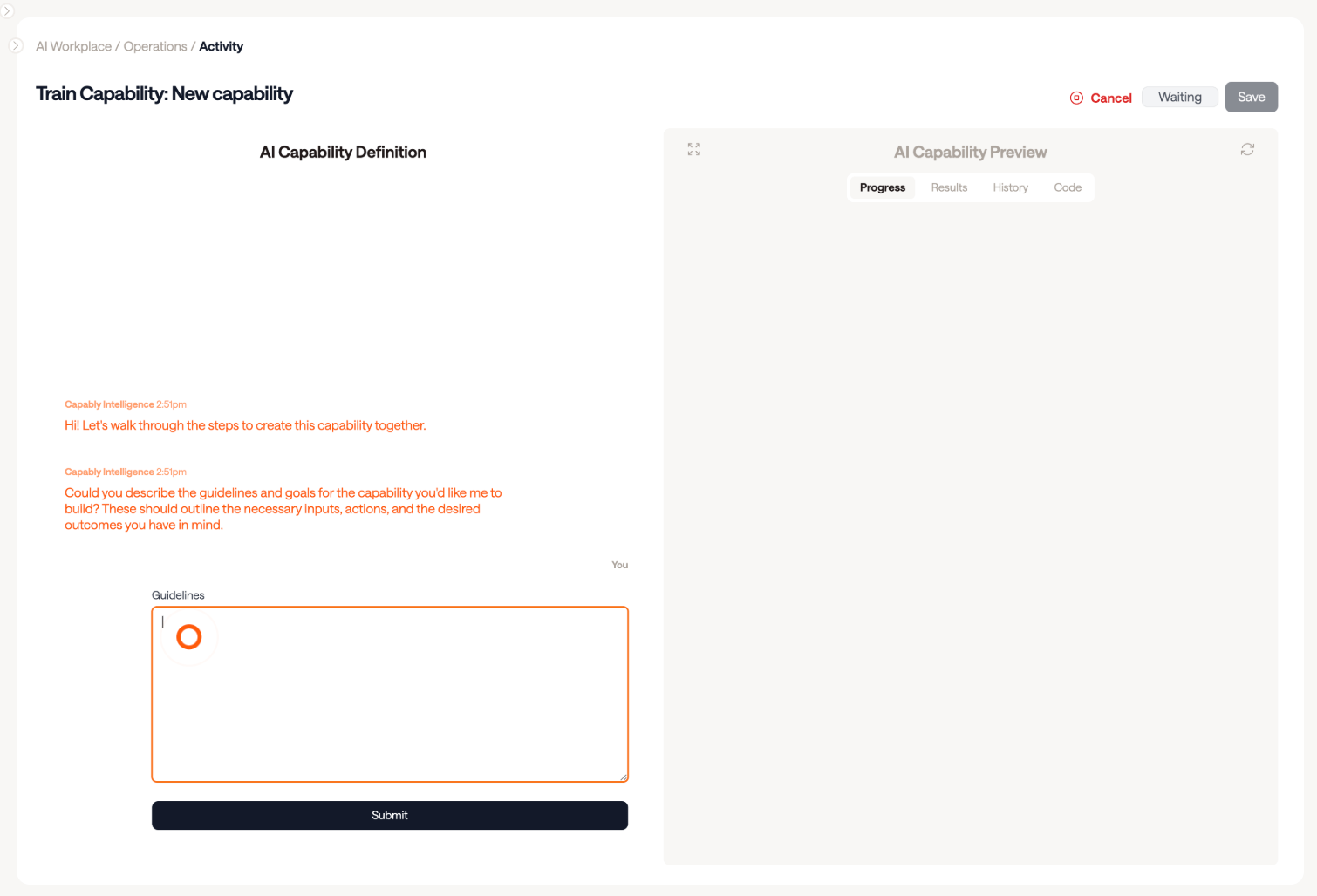custom agentic ai workflow nocode