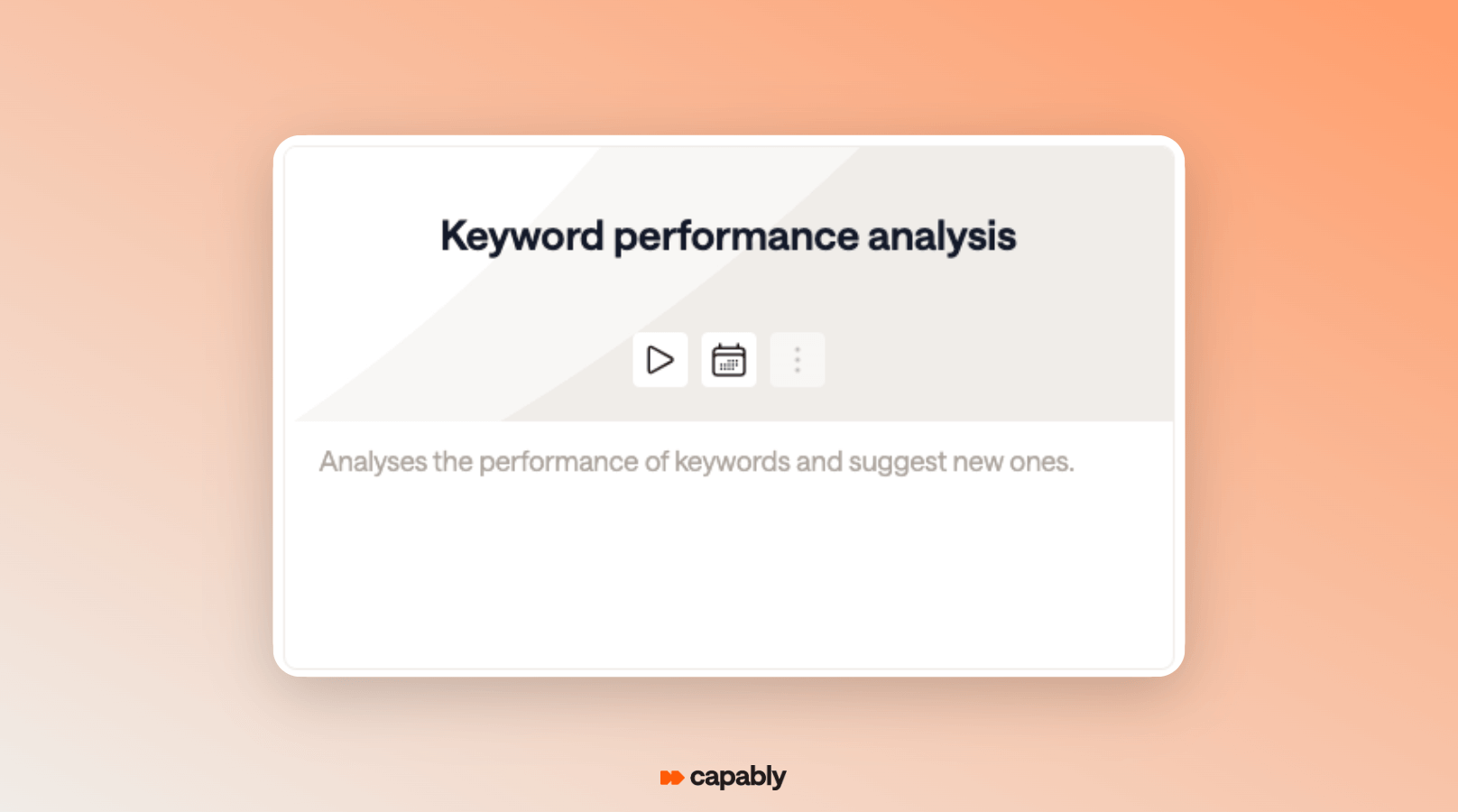 keyword performance analysis for media agency