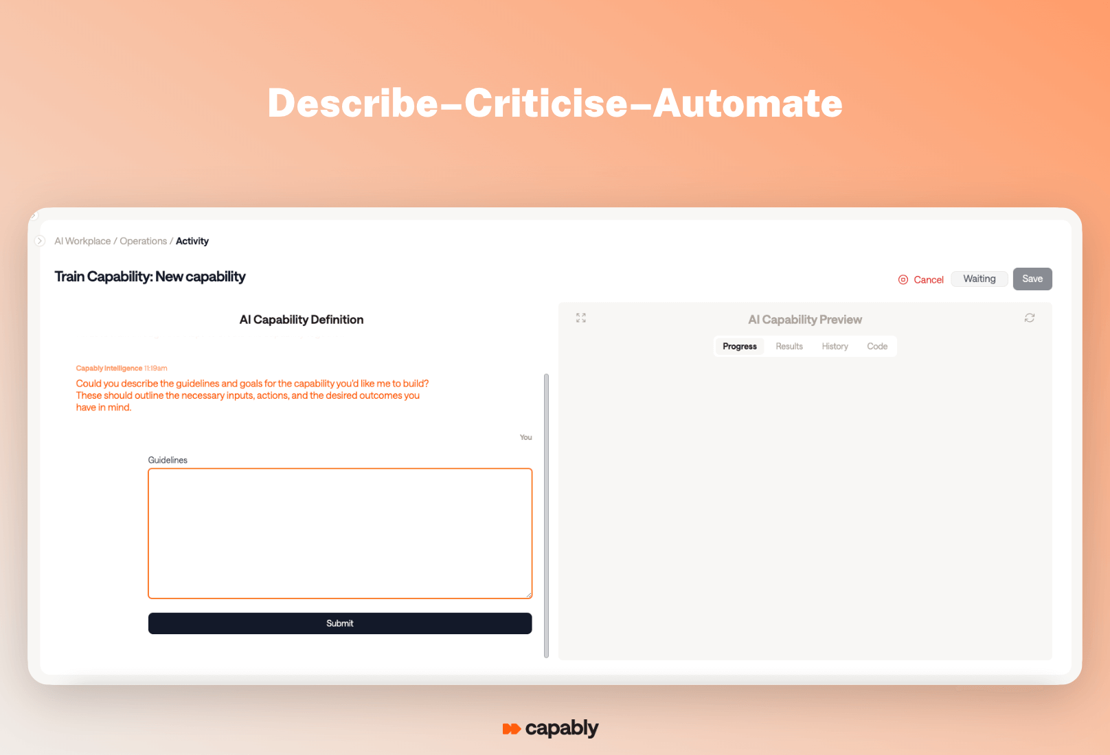 build agentic workflows without coding