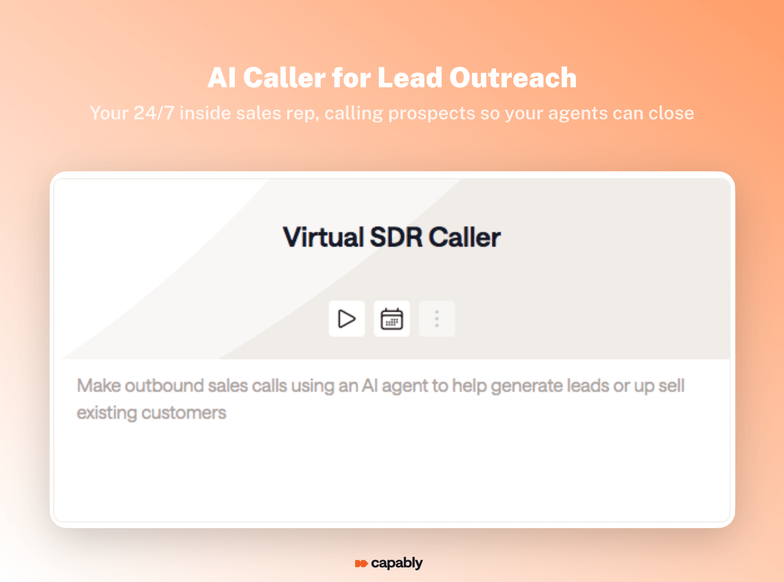 real estate automation sdr caller