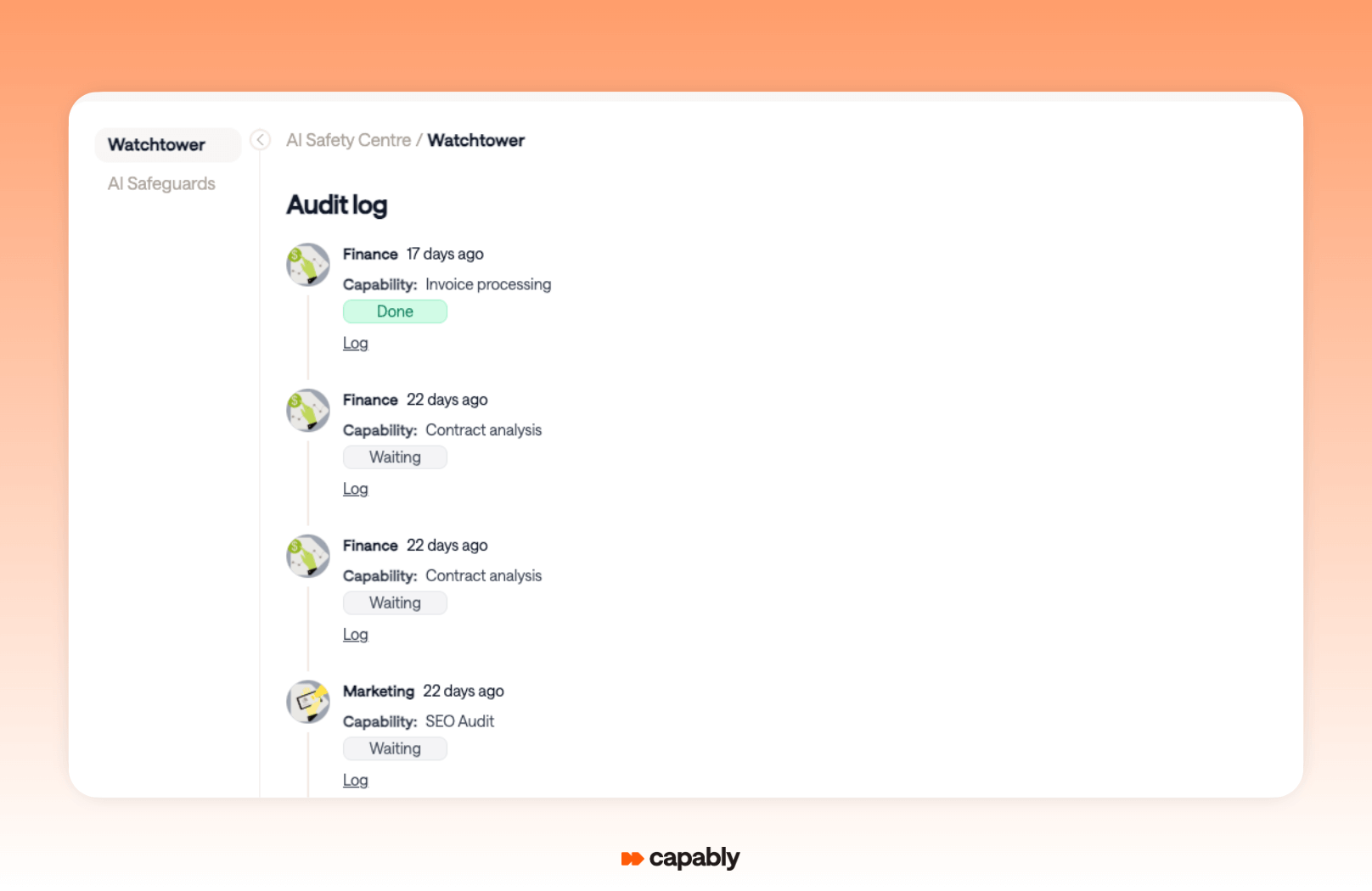 automation audit log